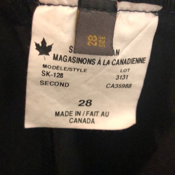 Yoga Jeans Black Two-Tone Pencil Skirt - Picture 7 of 10